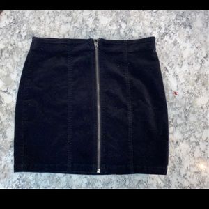 Forever 21 velvet skirt